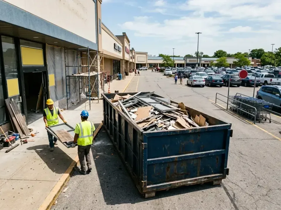 retail-store-renovation-debris-003 — frequently asked questions, Roll-off Dumpster Rentals in Bayshore Gardens, FL